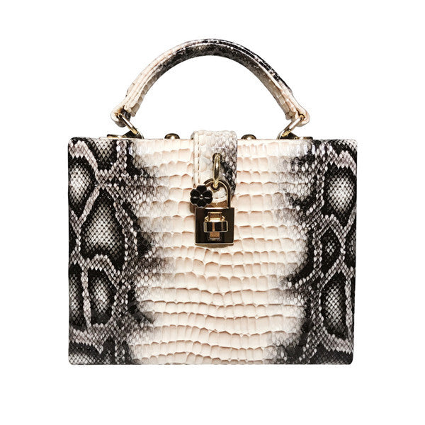 Vaelore Python print handbag