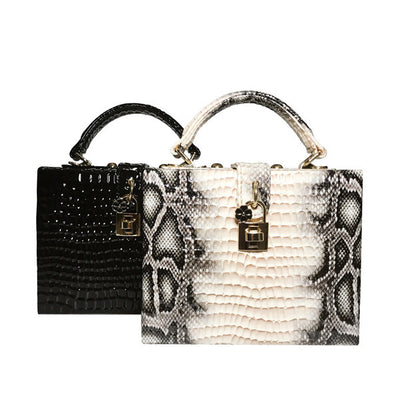 Vaelore Python print handbag