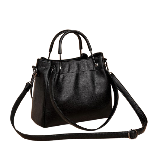 Vealore Soft Leather Retro Bucket Bag