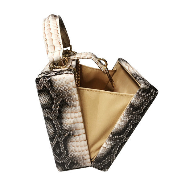 Vaelore Python print handbag